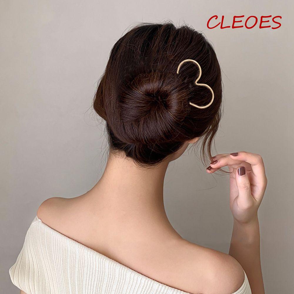 Kẹp Tóc Hình Ngôi Sao Năm Cánh Trái Tim Bằng Hợp Kim Phong Cách Hàn Quốc Ngọt Ngào