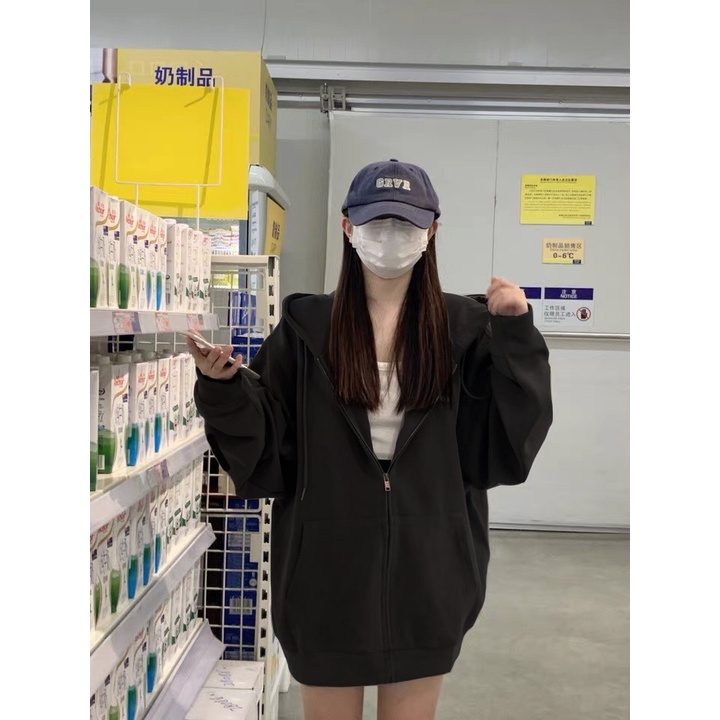 Áo khoác bomber nam nữ KHN1,Áo hoodie nỉ form rộng Oversize | BigBuy360 - bigbuy360.vn