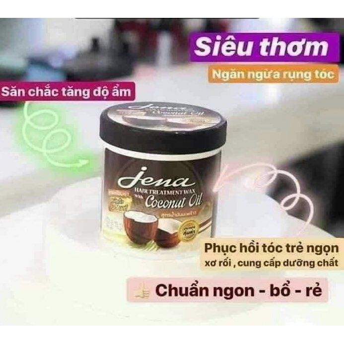 Ủ tóc dừa già Jena Thái Lan 500ml Siêu Mềm Mượt Thơm Lâu