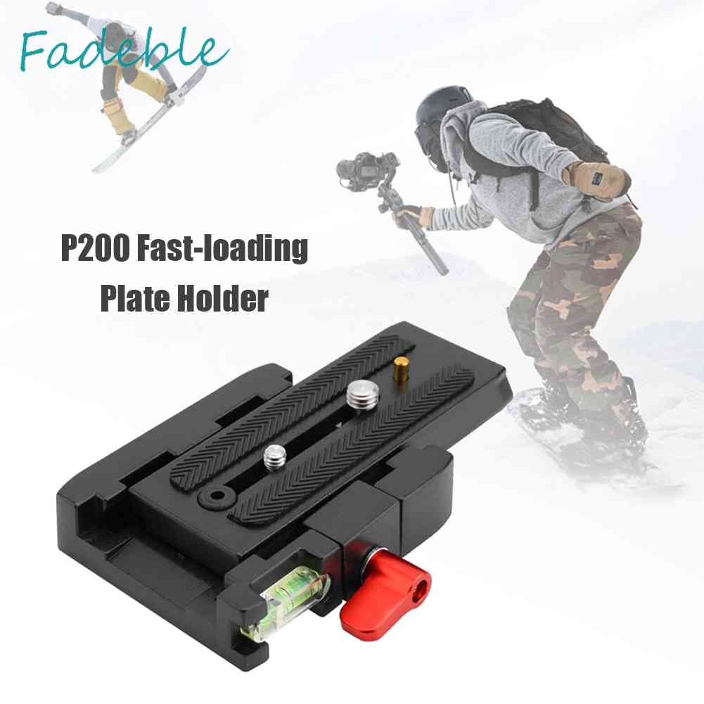 P200 Quick Release Plate Aluminium Alloy Clamp Tripod for Manfrotto 501 Q5