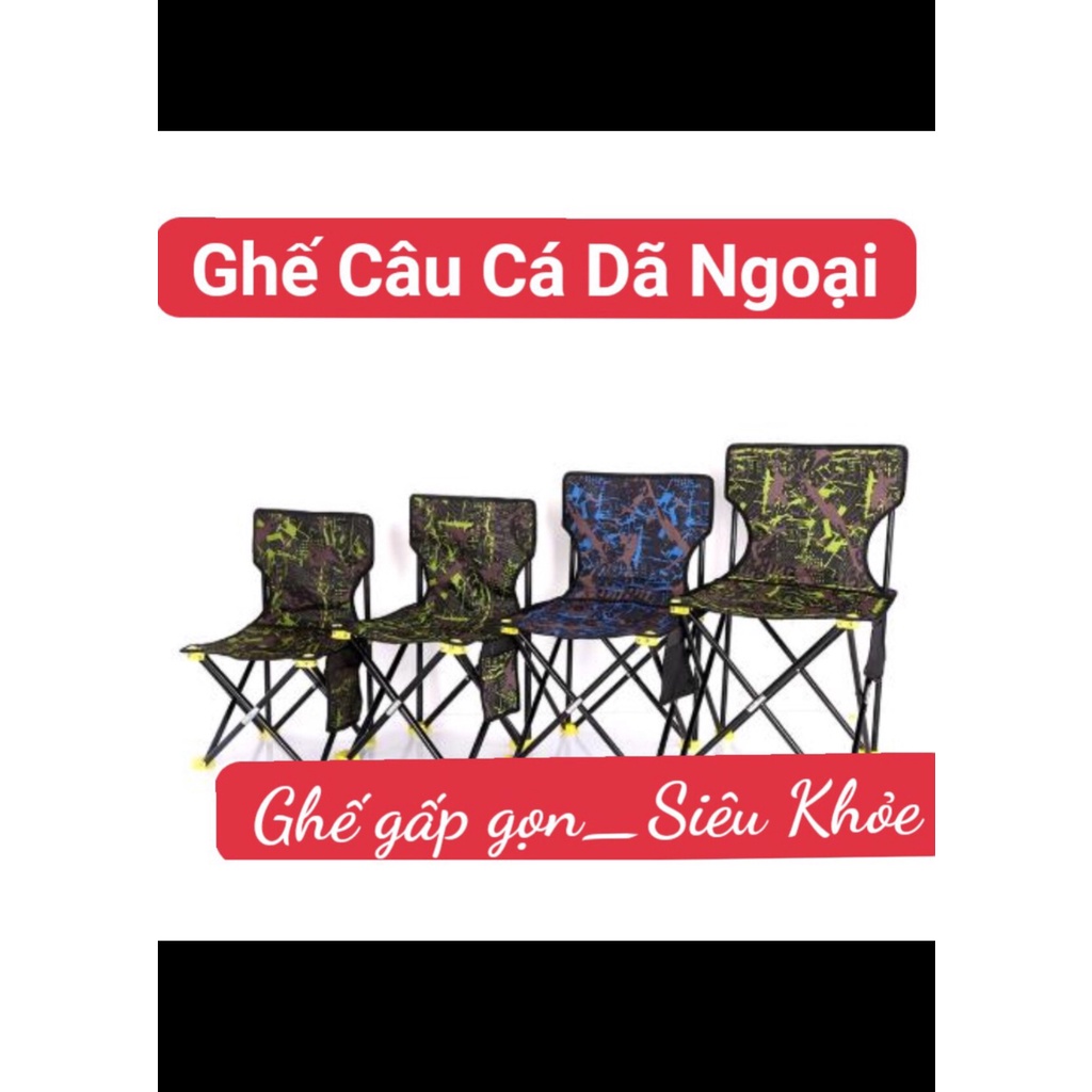 Ghế câu cá rằn ri gấp gọn siêu bền Gía siêu rẻ_hàng chất lượn ghế câu cá dã ngoại