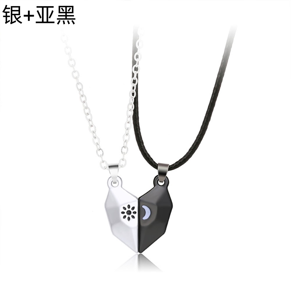 Vòng cổ Nam Châm Mặt Trái Tim Đơn Giản