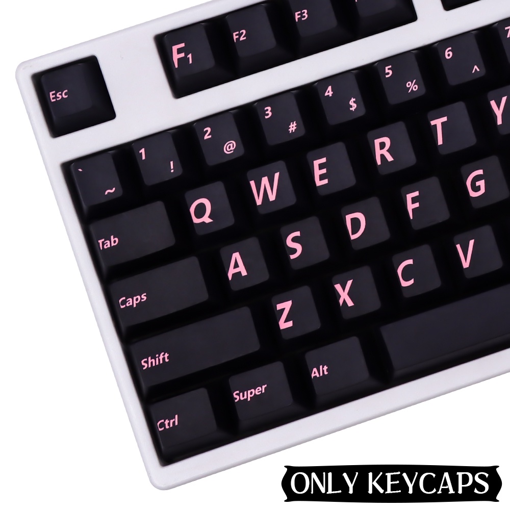 TomatoCaps Pink Lightning Keycaps Cherry Profile keycap Set Bộ Bàn Phím 137 / 147 Phím Màu Hồng Dành Cho Cherry MX 61 64 68 84 75 87 100 104 108