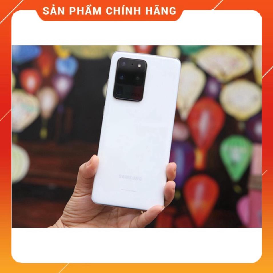Điện thoại Samsung Galaxy S20 Ultra Màu Trắng  màn hình tràn viền không khuyết điểm, hiệu năng