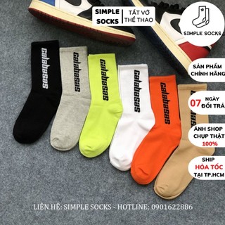 Tất Cổ Cao Galabasas️🏀FREESHIP️🏀Vớ Nam Nữ Unisex Phong Cách Châu Âu - Dày Dặn Mang Giày Sneaker