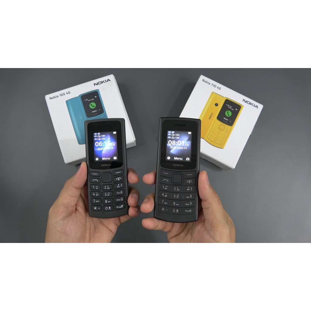 Điện thoại Nokia 105 4G  2 sim 2 sóng loa to nghe gọi -Bảo hành 12 tháng