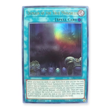 Thẻ bài YUGIOH - Domain of the True Monarchs - GFP2-EN161 - Ultra Rare 1st Edition - Field Spell
