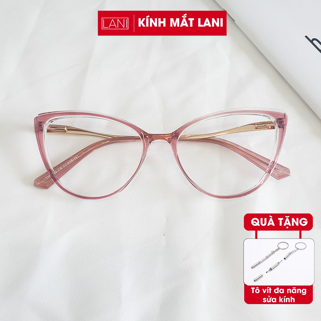 Gọng kính mắt mèo thời trang cao cấp Lani 7820 - Lắp mắt cận có độ theo yêu cầu