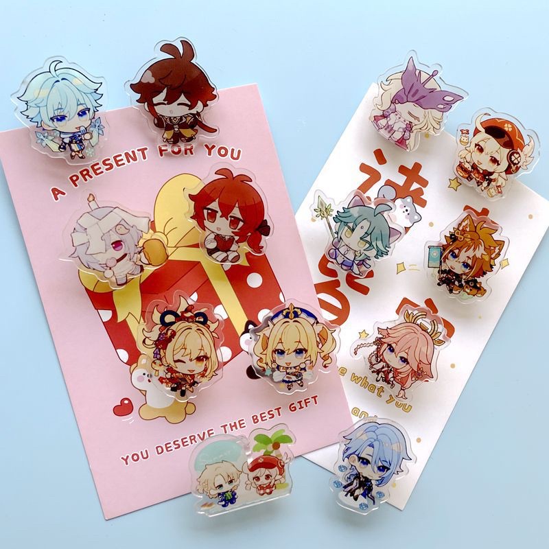 Kẹp giấy, kẹp ảnh hình Genshin Impact