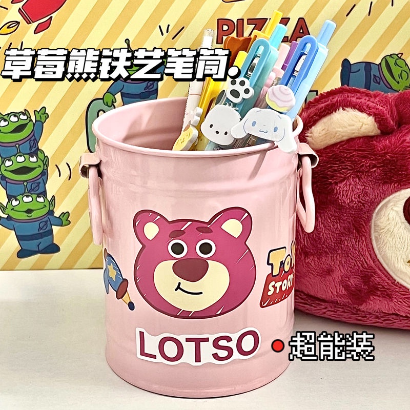 Giá Đỡ Bút / Cọ Trang Điểm Bằng Sắt Để Bàn Phong Cách Retro Mỹ