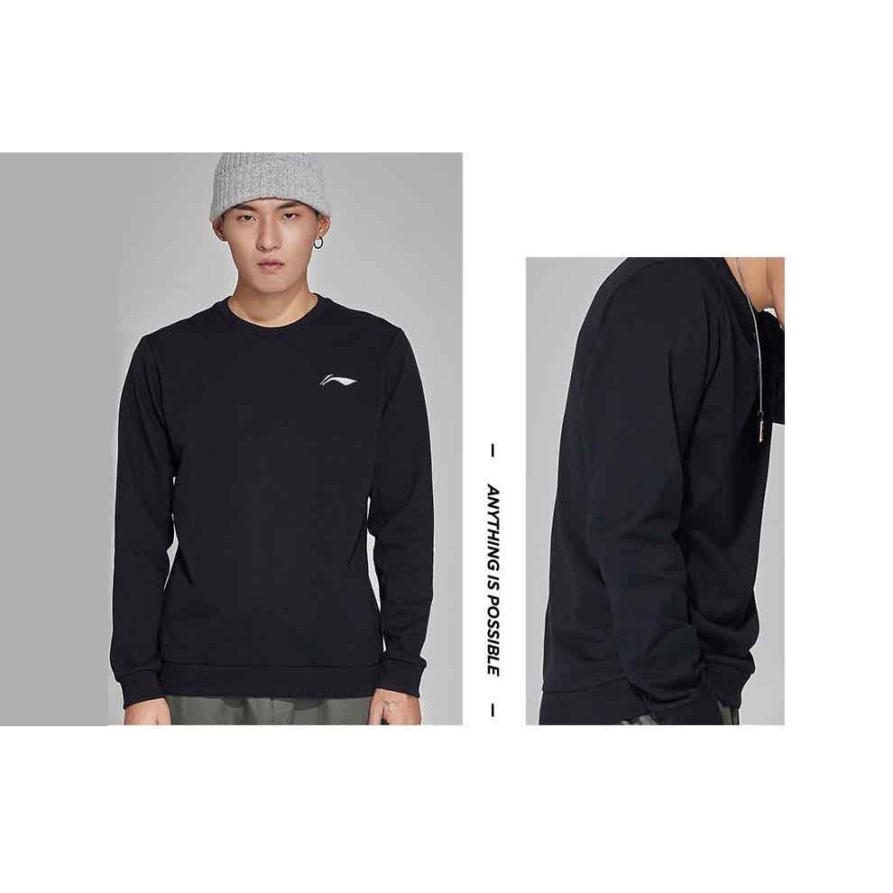 Áo len nam dài tay có lớp nhung thương hiệu Lining