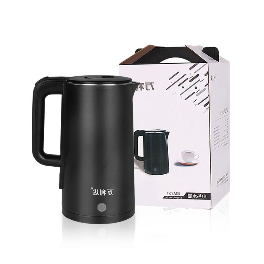 Ấm siêu tốc hàng nội địa trung cao cấp dung tích 2.5L công suất 1500w - Ruột thép không gỉ vỏ nhựa cách nhiệt