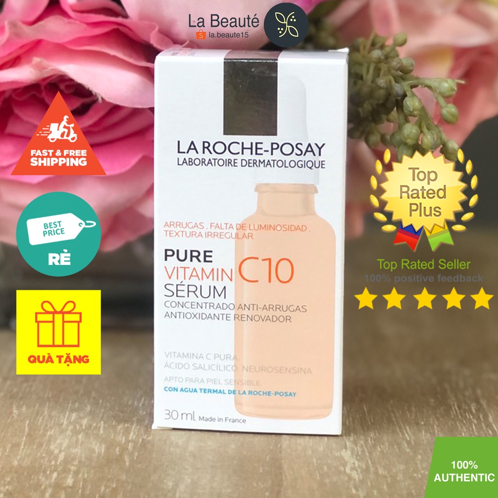 La Roche-Posay Pure Vitamin C10 - Serum C Nguyên Chất Cho Da Nhạy Cảm 30ml