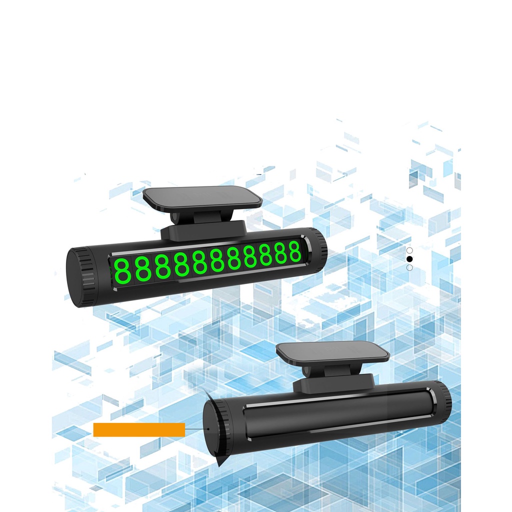 Bảng Để Lại Số Điện Thoại Từ Tính Nam Châm Gắn Kính Lái, Dễ Dàng Lắp Đặt