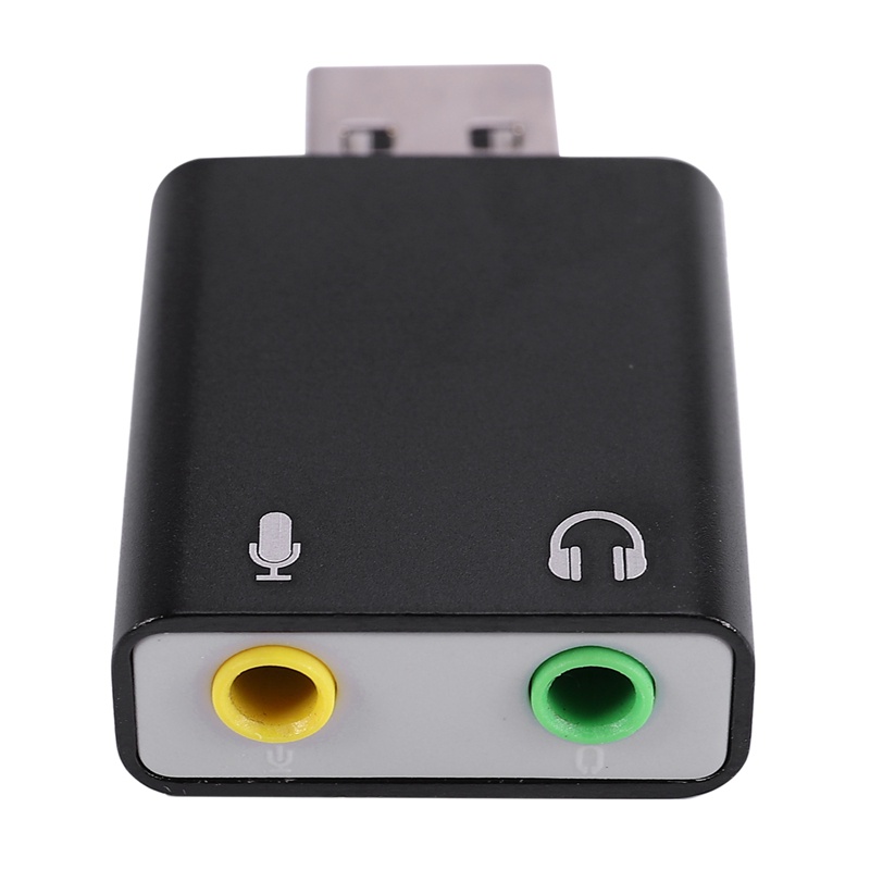 Thẻ Âm Thanh Usb 7.1 Kênh 7.1 Bằng Hợp Kim Nhôm Chuyên Dụng Cho Máy Tính
