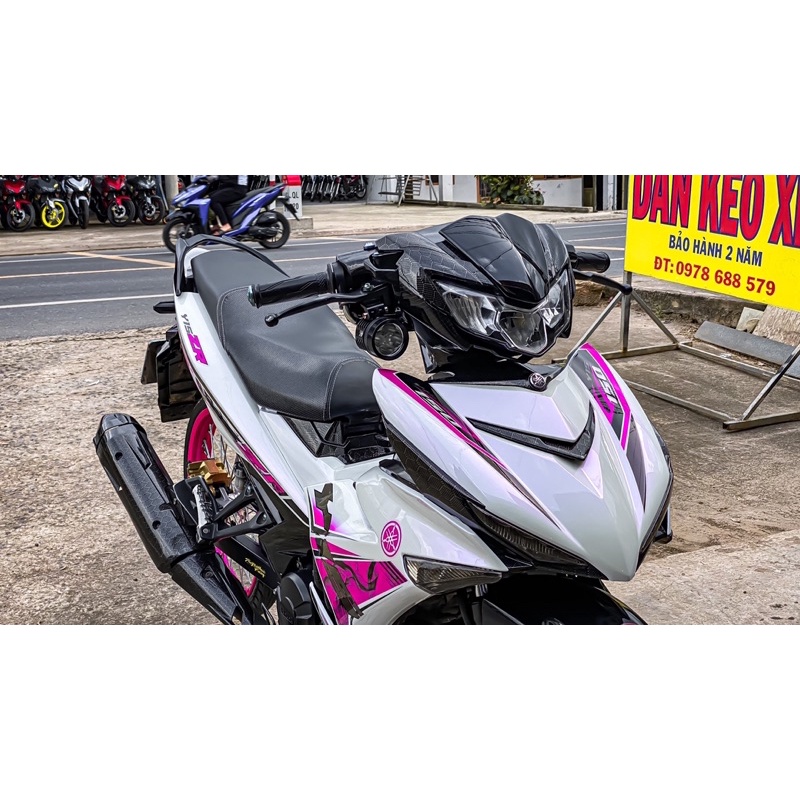 Tem Rời Exciter 150 mẫu Y15zr mới lạ siêu nét dán cho xe trắng