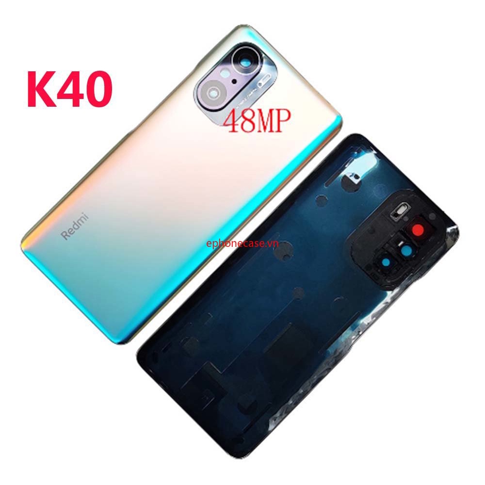 Khung Bảo Vệ Pin Mặt Sau Có Miếng Dán Camera Cho Redmi K40 Xiaomi Redmi K40 Pro