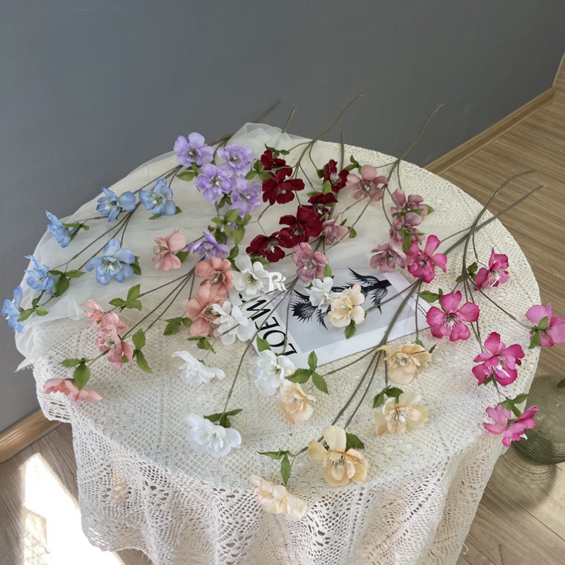 Hoa giả - Hoa cúc cánh bướm giả cao cấp nhiều màu sắc trang trí nhà cửa văn phòng rất đẹp