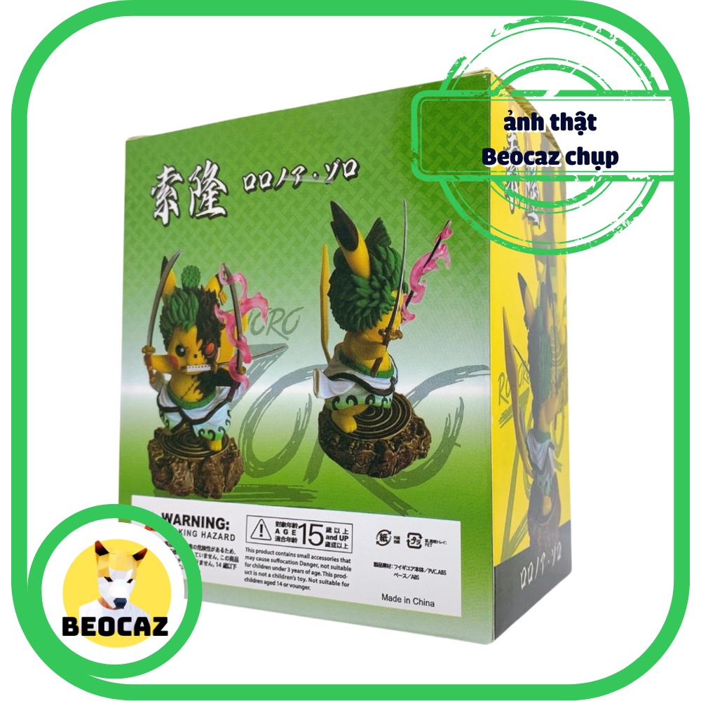 Mô hình Pikachu dễ thương Naruto Jiraiya Mandara cosplay linh vật độc đáo đồ chơi Beocaz bền màu an toàn