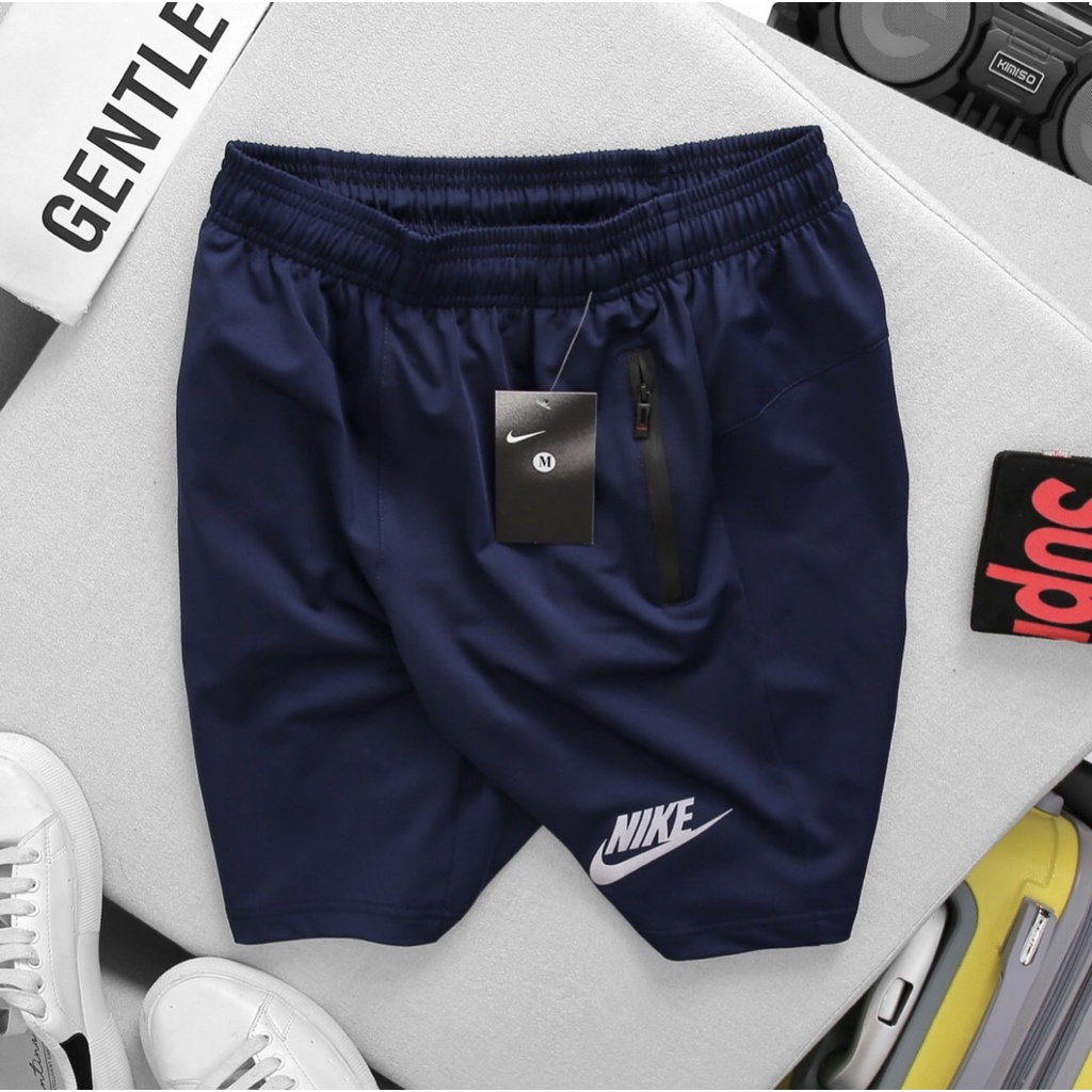 Quần Short Thể Thao Nam 2023 mặc nhà trơn body vải thun co giãn 4 chiều shopthethaokute