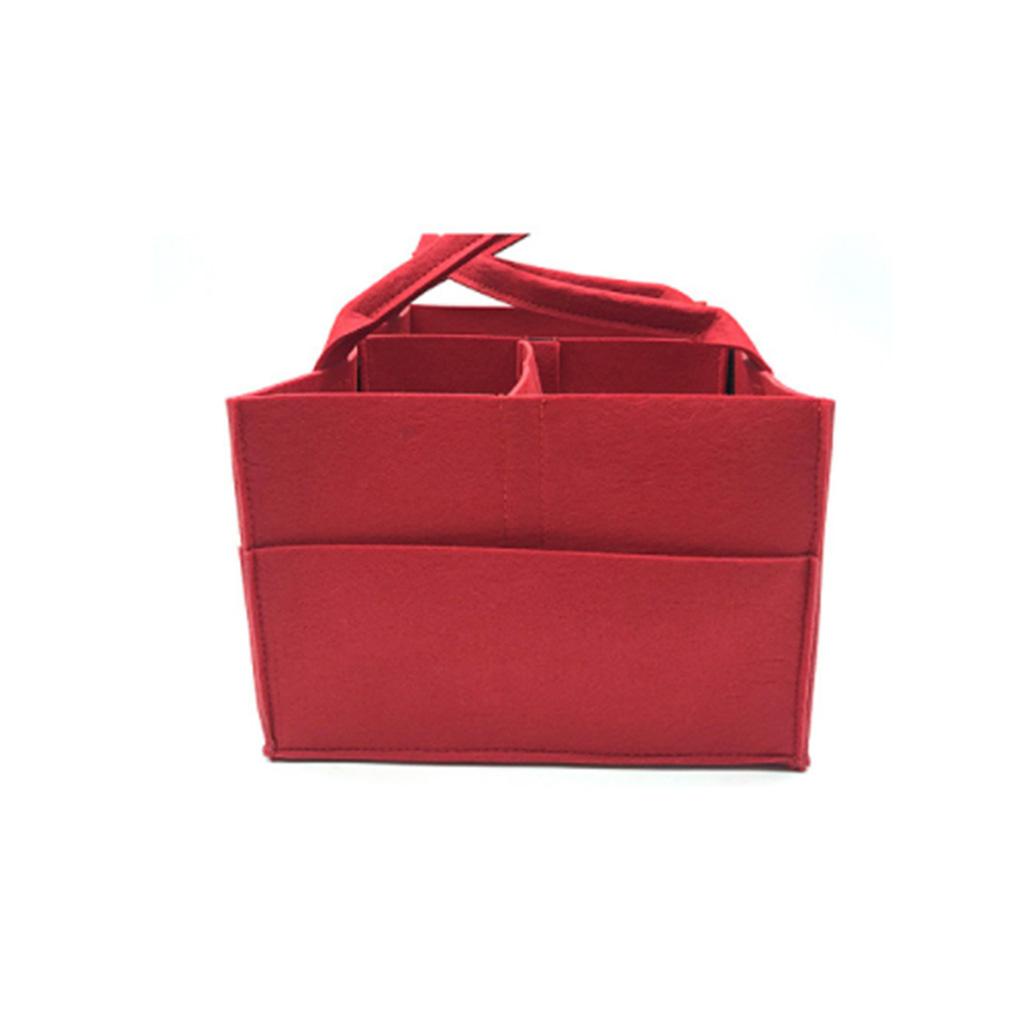 Giỏ Đựng Tã Lót Đồ Dùng Em Bé Bằng Vải Nỉ Nhỏ Gọn Tiện Dụng