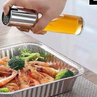 Bình Xịt Dầu Ăn Phun Sương Chai Thủy Tinh Cao Cấp Tiện Dụng Cho Nồi Chiên Không Dầu 100ml - CH02