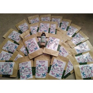 100gr Bột rửa mặt thảo dược Matcha ngừa mụn, sạch da, kiềm dầu