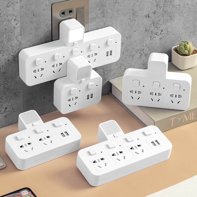 Ổ Cắm Điện Chuyển Đổi Không Dây Một Cổng Sang Cổng usb Đa Năng Cho Học Sinh