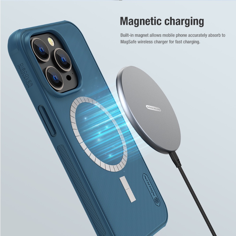 Nillkin Ốp Điện Thoại pc + tpu Siêu Mỏng Chống Sốc Chống Dấu Vân Tay Cho iphone 15 pro max 15 plus 15 pro