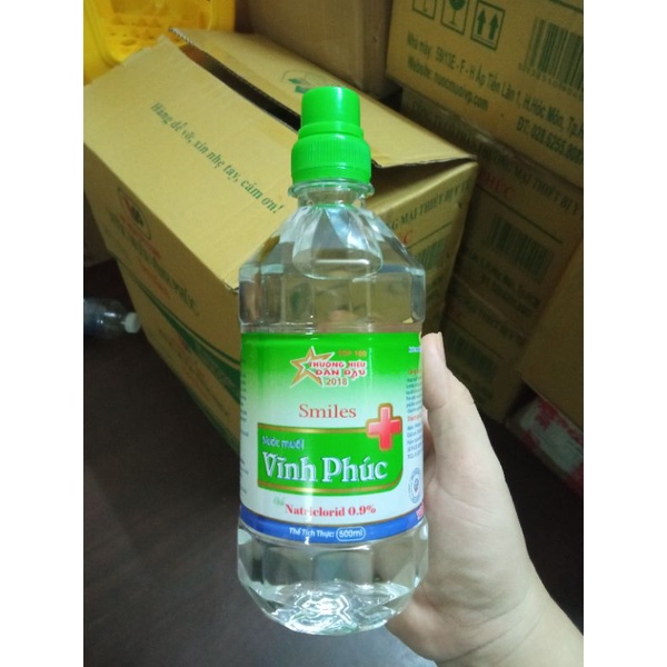Nước Muối Sinh Lý Vĩnh Phúc 500ml 1000ml