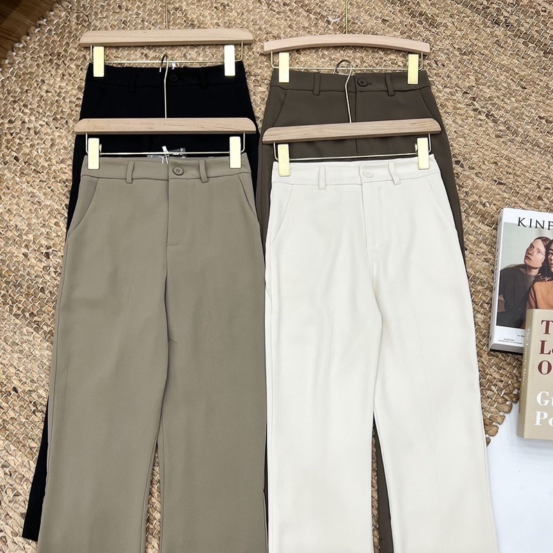 Quần vải ống loe hot Trend hè 2023 hàng quảng châu mã 9621