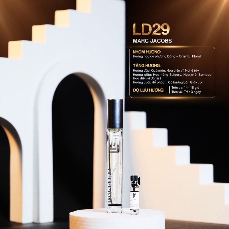 Tinh dầu nước hoa nữ MARC JACOBS by LD PERFUME OIL