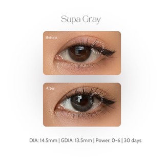 <NEW> Kính áp tròng Supa Gray/Brown (0-6₫)