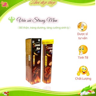 Viên sủi Strong Man tăng cường sinh lý nam hộp 20 viên