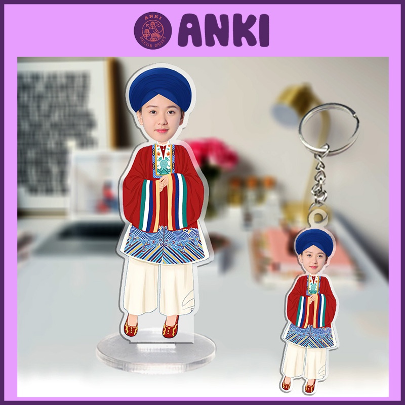 Móc khoá, standee chibi mẫu nữ tặng người yêu, bạn thân, crush, quà tặng lưu niệm, quà tặng sinh nhật, tỏ tình