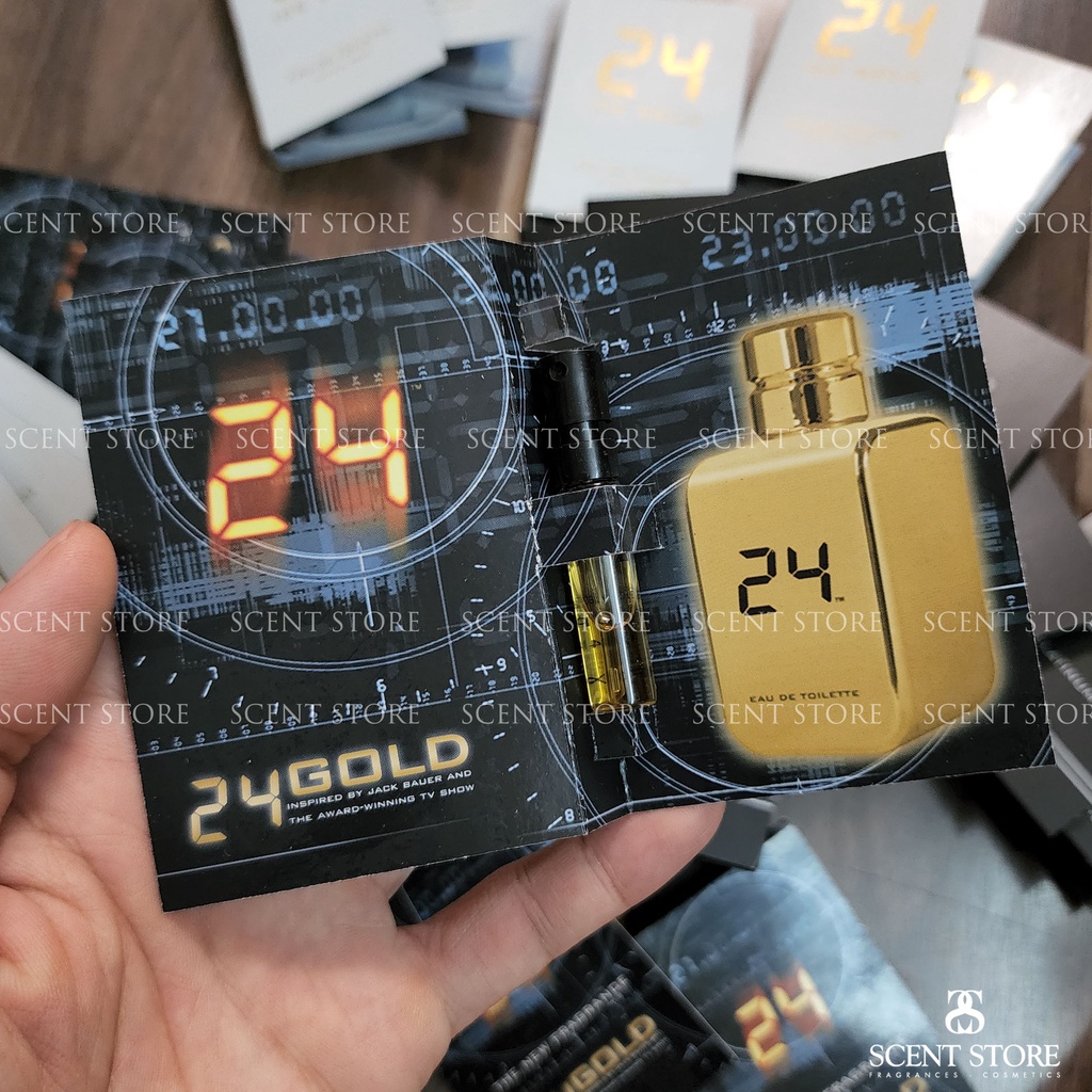 Scentstorevn - Vial chính hãng nước hoa 24 Perfumes 24 Gold, Ice gold, Platinum [1.2ml]