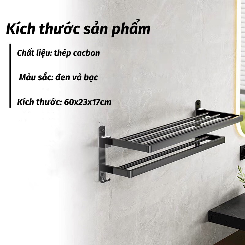 Kệ Nhà Tắm Kệ Để Đồ Phòng Tắm Dán Tường Inox Không Gỉ Moda.H