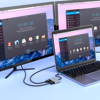 Cáp Chuyển HOCO HB29 Type-C Ra (HDMI + VGA)
