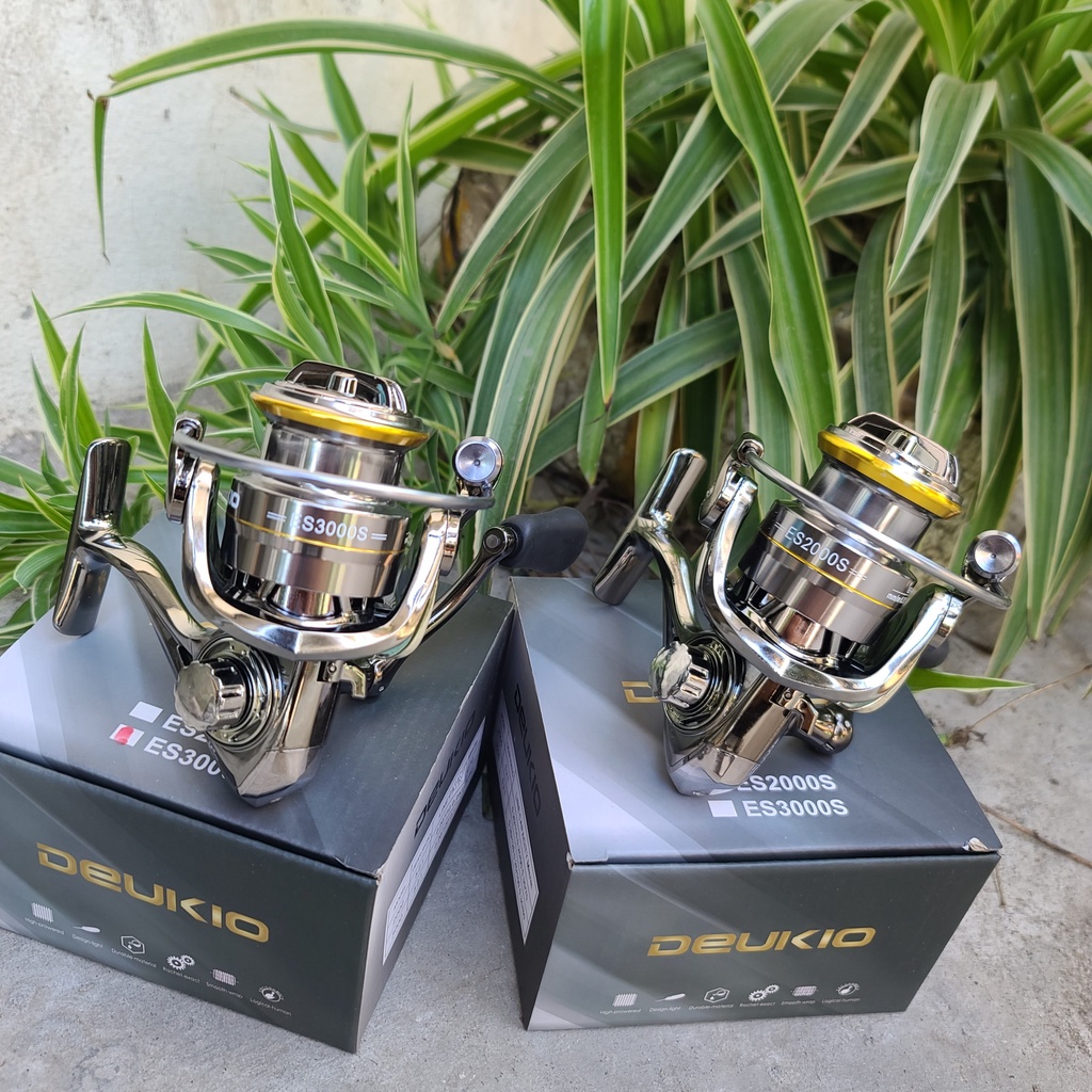 Máy Câu Cá máy câu lure kim loại cối nông siêu êm DEUKIO ES2000S-ES3000S