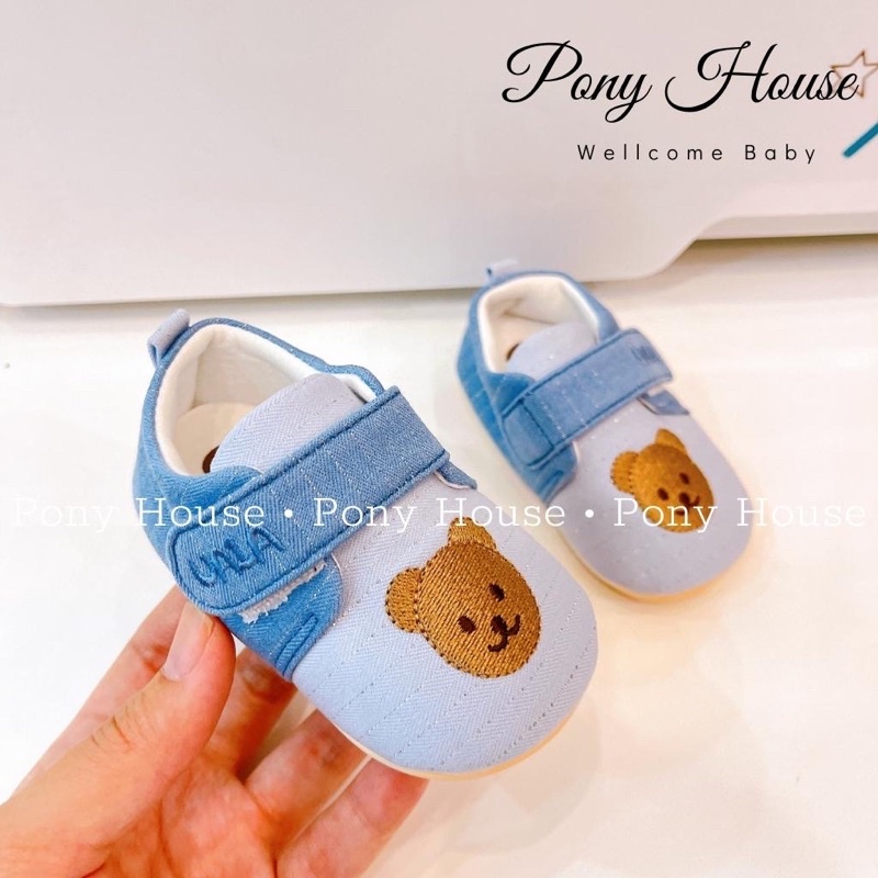 -Giày tập đi đế cao su non