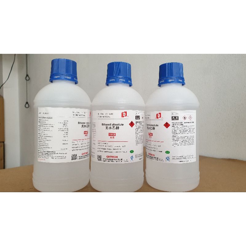 Hóa Chất: Ethanol absolute Cồn tuyệt đối 500ml T.Quốc