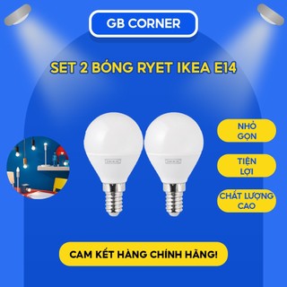 Bóng đèn led ikea ryet e14 400lm - hộp 2 bóng