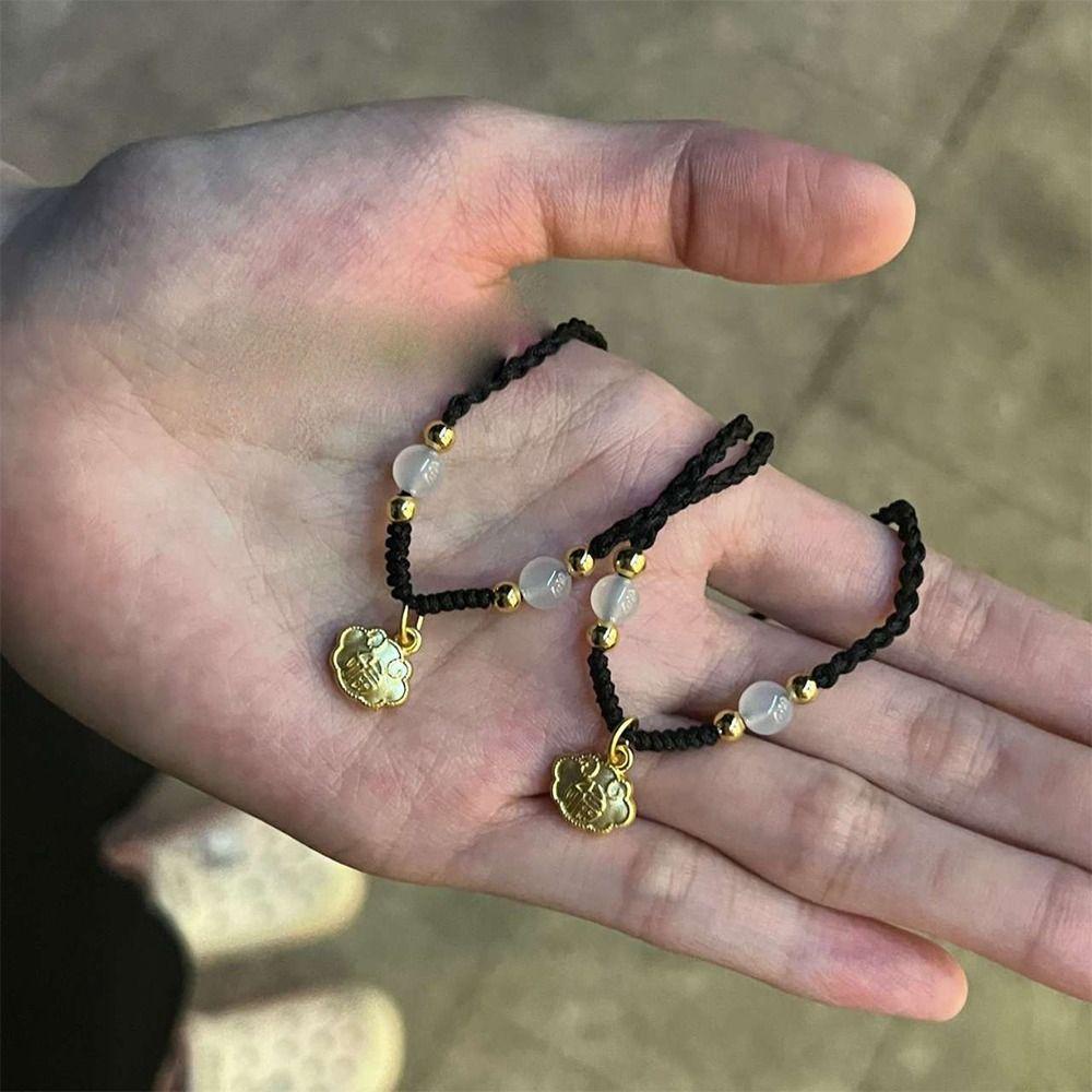 Vòng cổ Hạt Mặt Ổ Khóa An Toàn May Mắn Thời Trang Cho Nữ