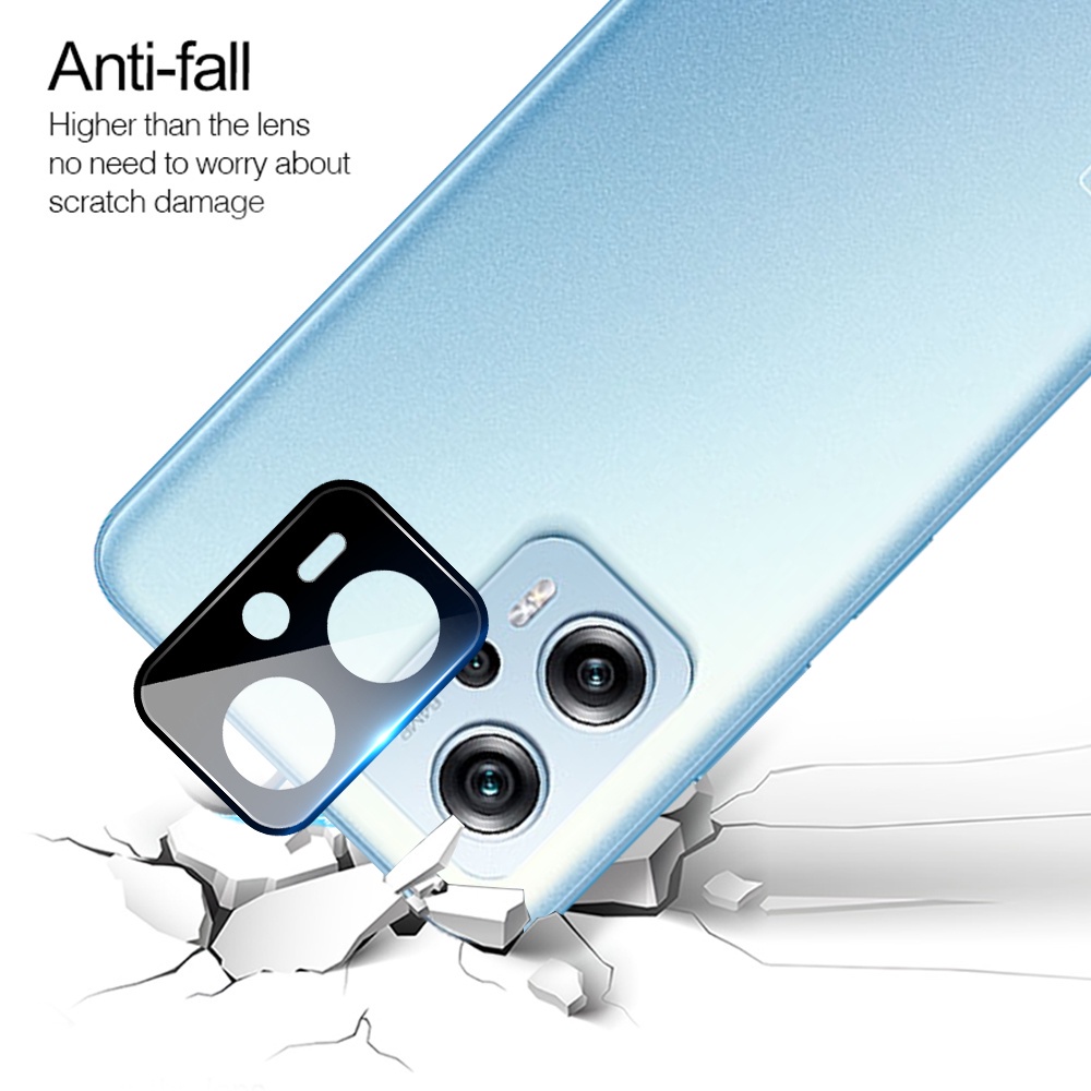 Miếng Dán Bảo Vệ Camera HD Màu Đen 3D Cho Realme GT Neo 3 Neo3 GTNeo3 5G