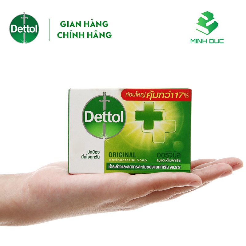 Quà tặng không bán - Dettol xà phòng diệt khuẩn 100g