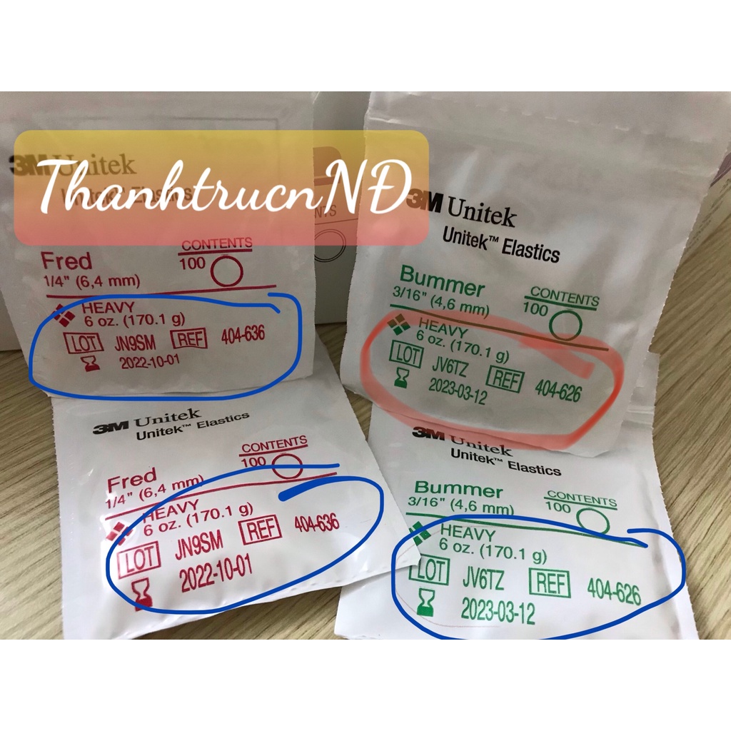 Chun kéo liên hàm, thun niềng răng 3M 6Oz- Thun chỉnh nha, niềng răng