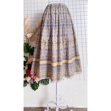 Chân váy dài kiểu vintage