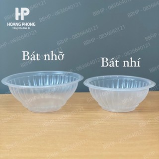Set 50 bát nhựa dùng 1 lần