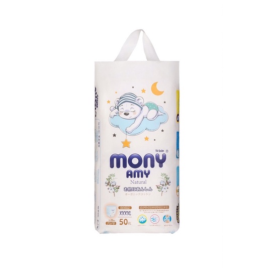 100 bỉm quần Mony Amy size 4xl 5xl cho bé Sumo 25 35kg