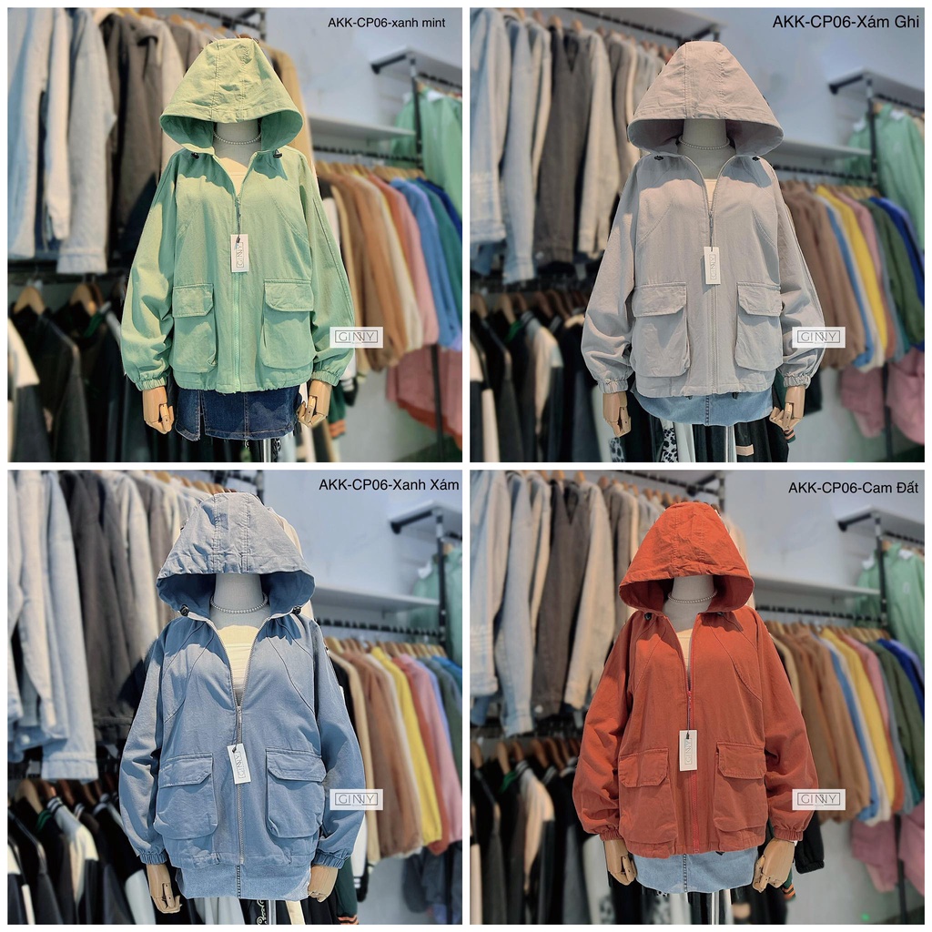 ÁO KHOÁC KAKI MOCA_áo khoác chống nắng_hình ảnh shop tự chụp